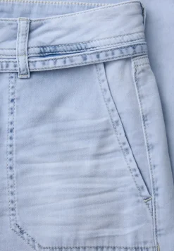 Wide Leg Jeans im Bleached-Look