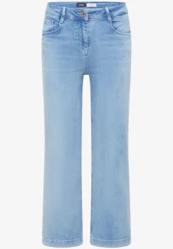 Wide Leg Jeans mit Embroidery-Detail