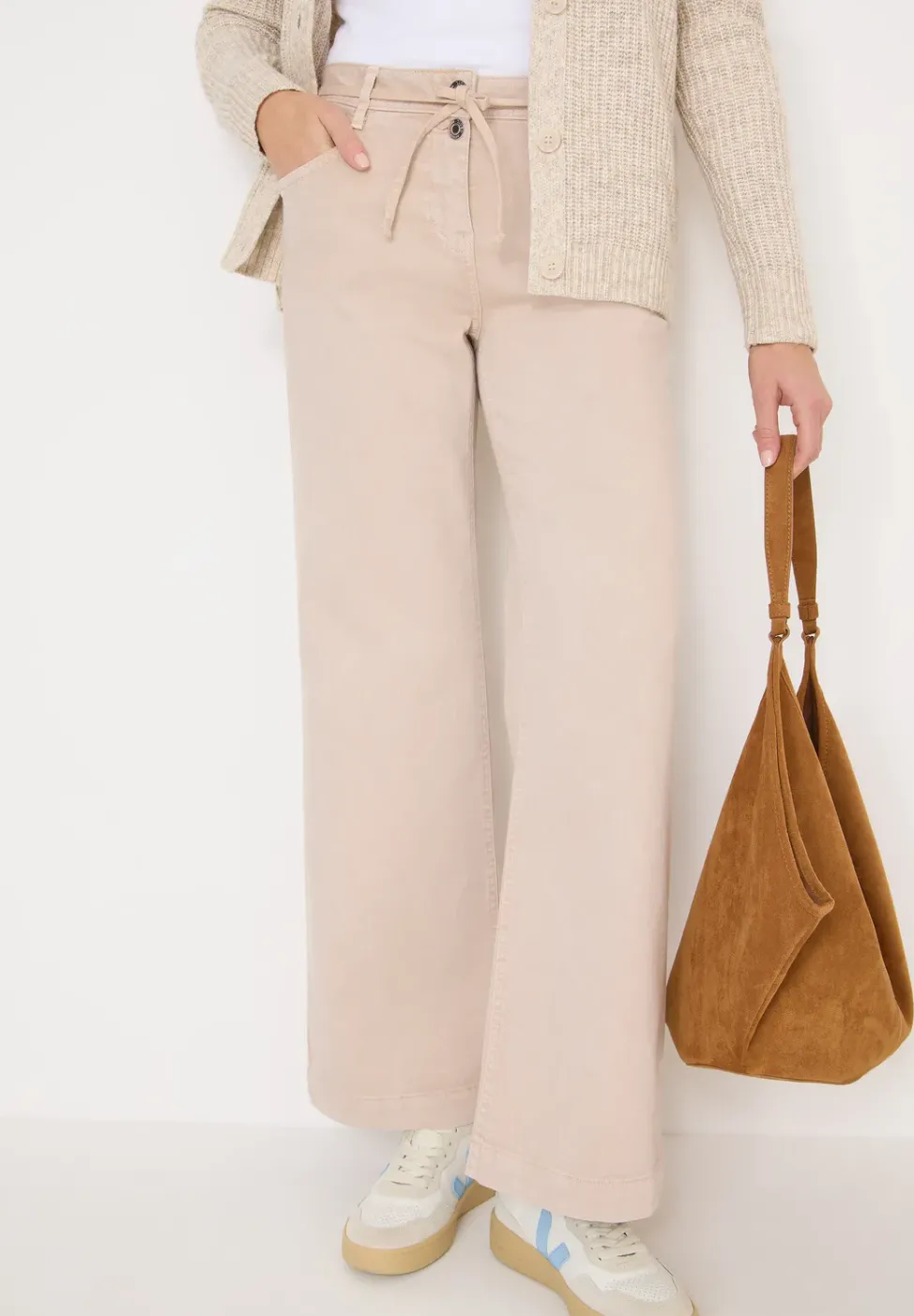 Wide Leg Jeans mit Flare