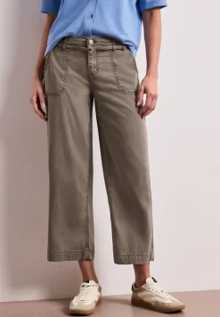 Wide Leg Jeans mit Gürteldetail