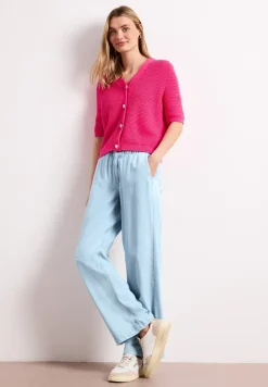 Wide Leg Jeans mit Paperbag-Bund