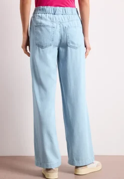 Wide Leg Jeans mit Paperbag-Bund