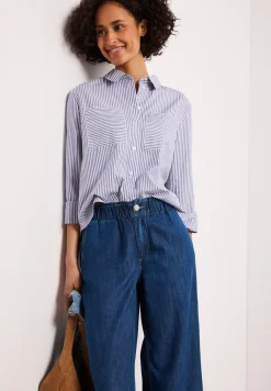 Wide Leg Jeans mit Paperbag-Bund