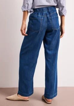Wide Leg Jeans mit Paperbag-Bund
