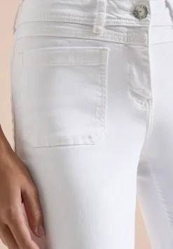 Wide Leg Jeans mit Patch Pockets