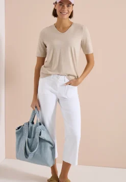 Wide Leg Jeans mit Patch Pockets