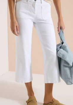 Wide Leg Jeans mit Patch Pockets