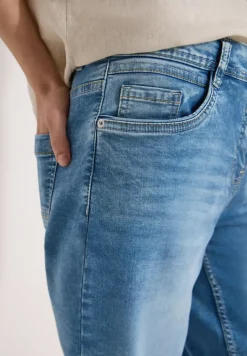 Wide Leg Jeansshorts im Loose Fit