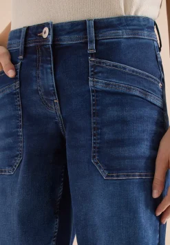 Wide Leg Jeansshorts im Loose Fit