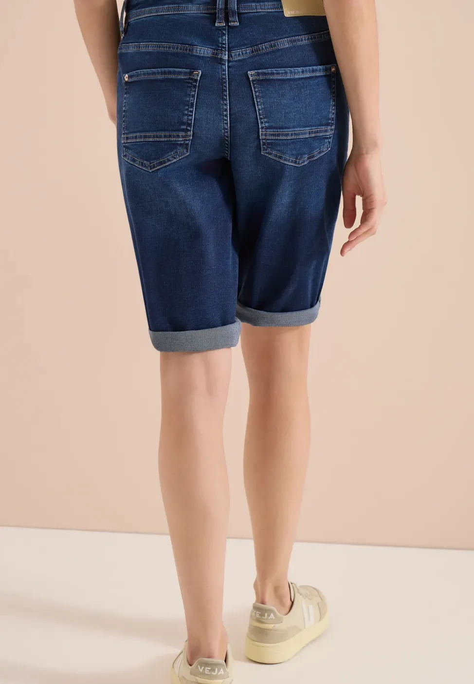 Wide Leg Jeansshorts im Loose Fit