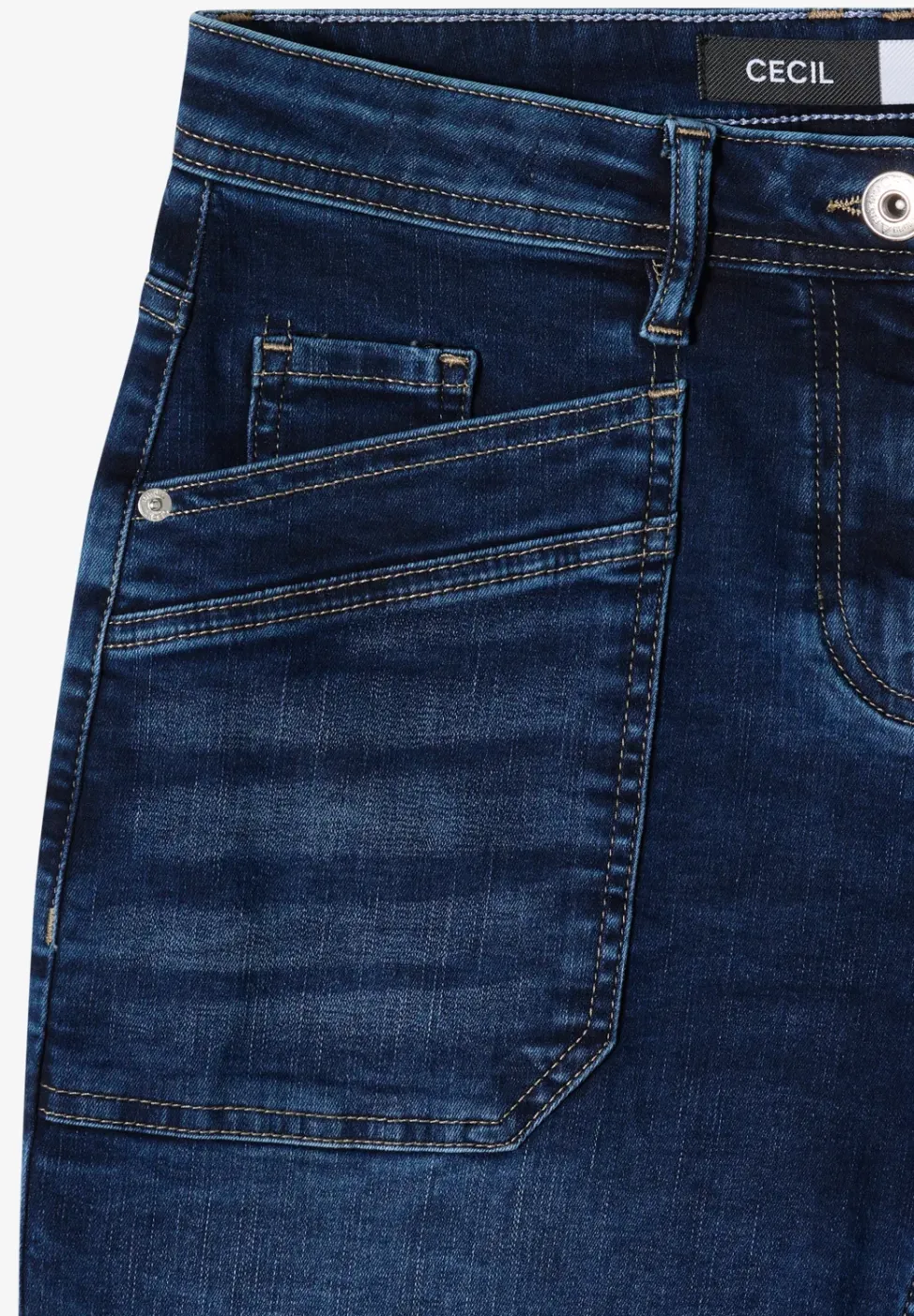 Wide Leg Jeansshorts im Loose Fit