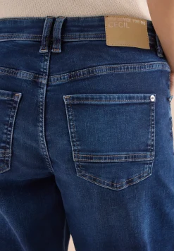 Wide Leg Jeansshorts im Loose Fit