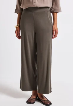 Wide Leg Jersey-Hose