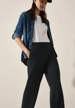 Wide Leg Jersey-Hose