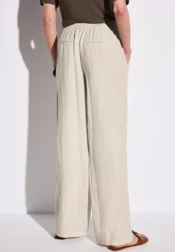 Wide Leg Leinenhose