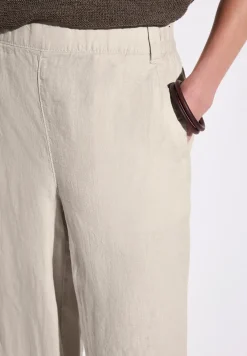 Wide Leg Leinenhose