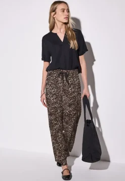 Wide Leg Leo-Hose