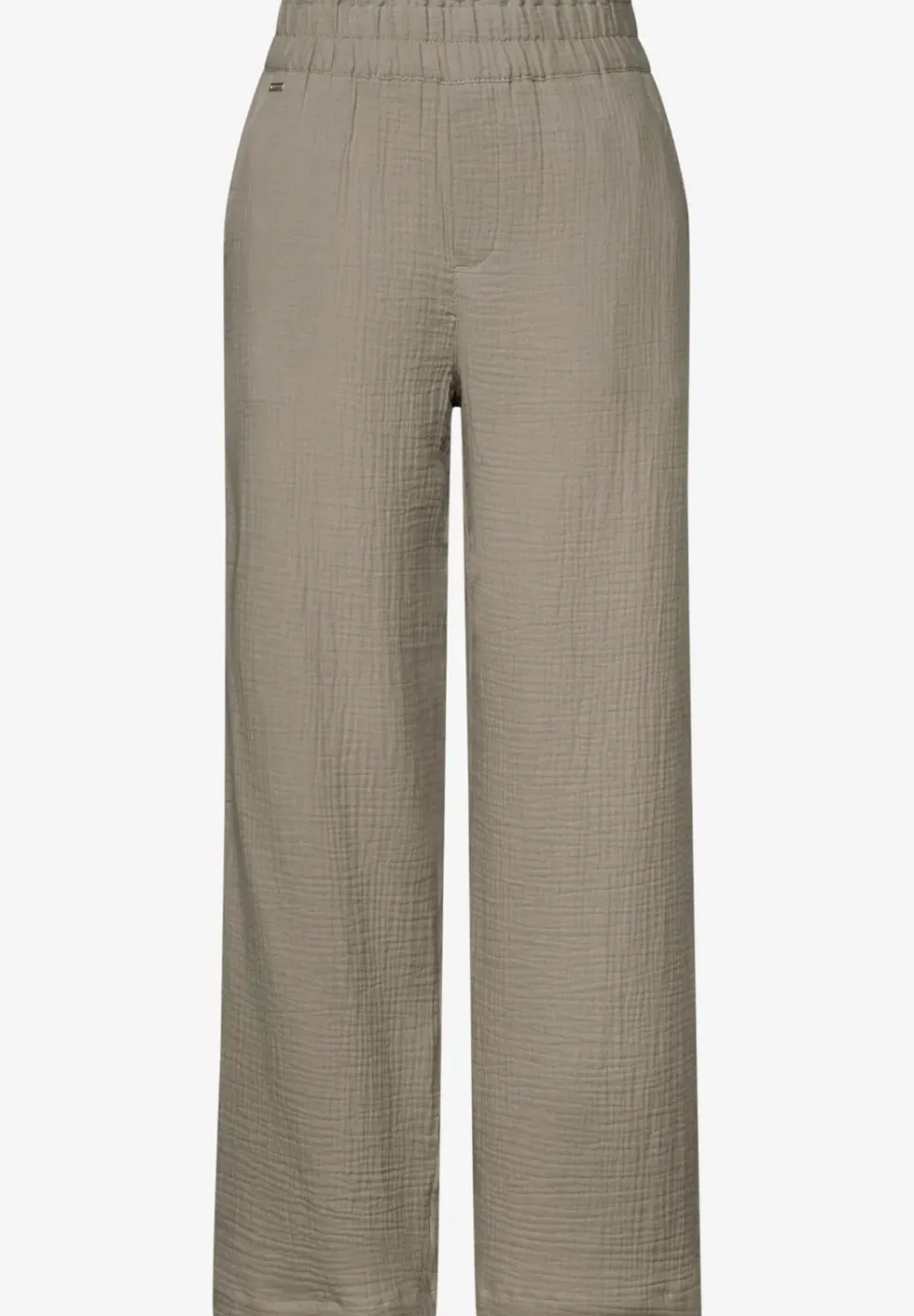 Wide Leg Musselin Hose