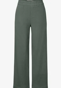 Wide Leg Musselin Hose