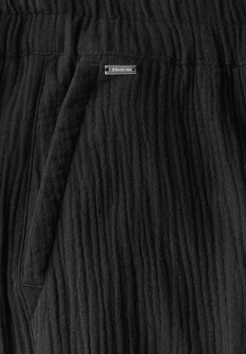 Wide Leg Musselin Hose