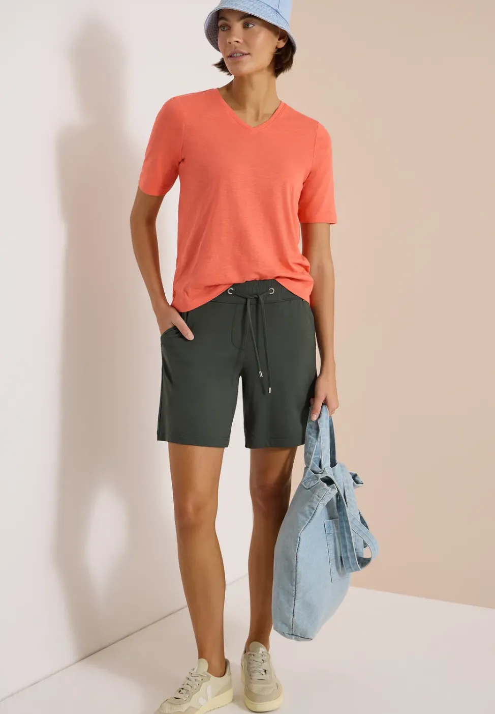 Wide Leg Shorts im Loose Fit