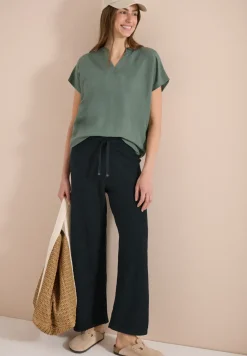 Wide Leg Strickhose im Loose Fit