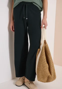 Wide Leg Strickhose im Loose Fit