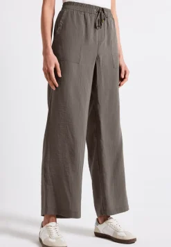 Wide Leg Strukturhose