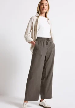 Wide Leg Strukturhose
