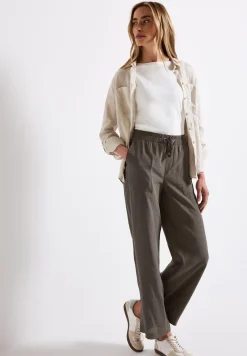 Wide Leg Strukturhose