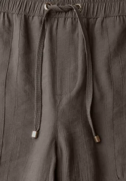 Wide Leg Strukturhose