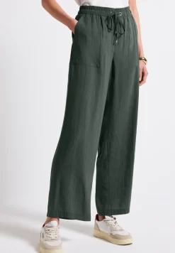 Wide Leg Strukturhose