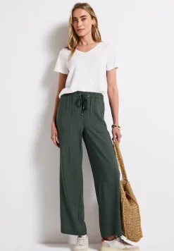 Wide Leg Strukturhose
