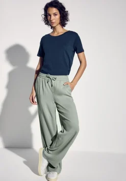 Wide Leg Twill Hose