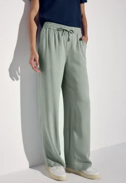 Wide Leg Twill Hose