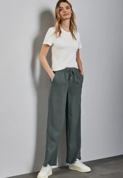 Wide Leg Twill Hose