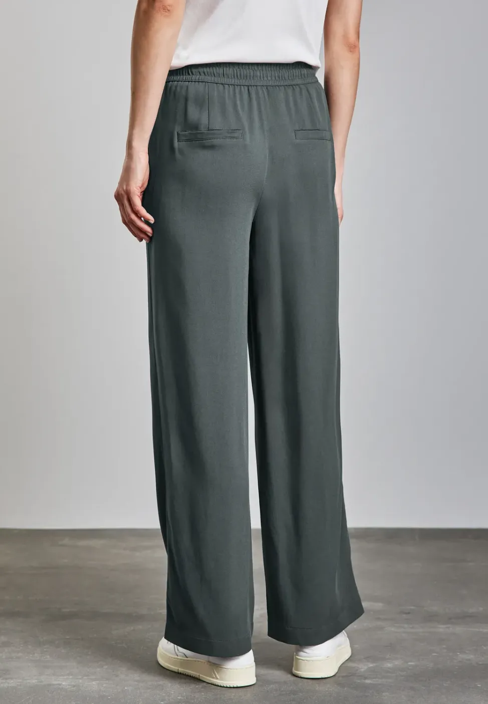 Wide Leg Twill Hose