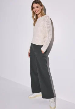 Wide Leg Twill Hose