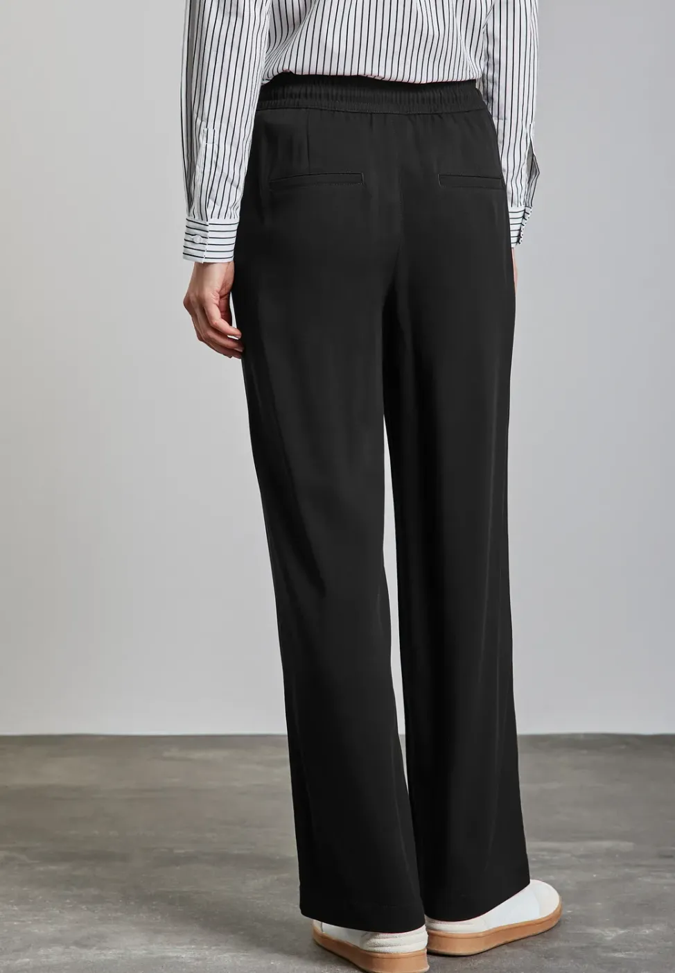 Wide Leg Twill Hose