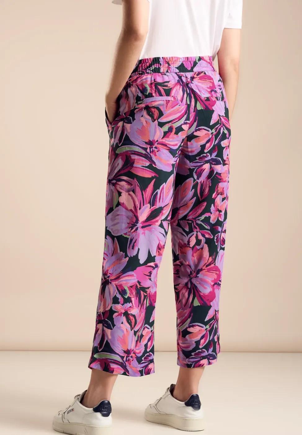 Wide Legs Print Hose