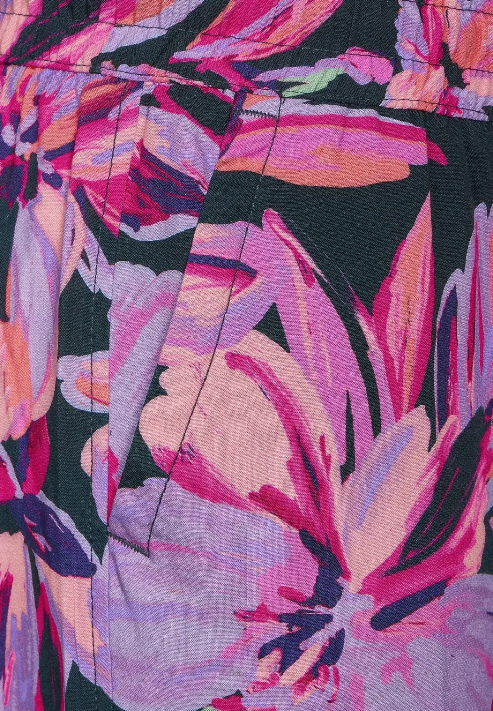 Wide Legs Print Hose