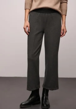 Wide Leg Herringbone Hose