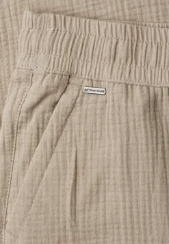 Wide Leg Hose aus Musselin im Loose Fit