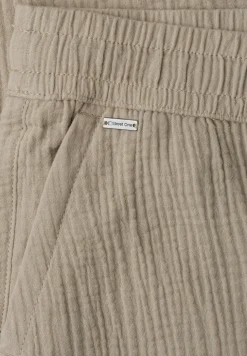 Wide Leg Hose aus Musselin im Loose Fit