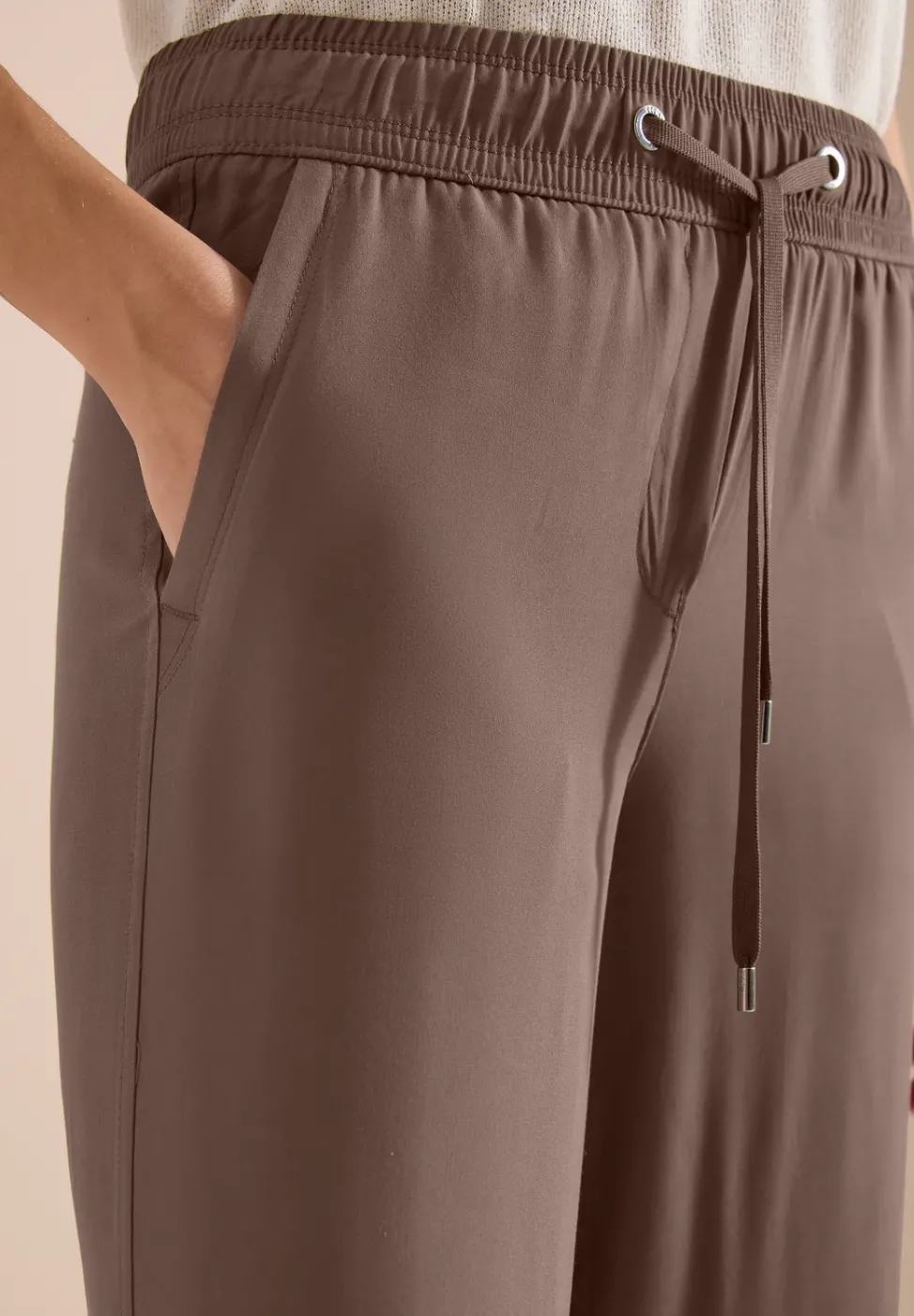 3/4 Wide Leg Hose im Loose Fit