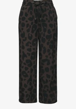 Wide Leg Hose im Loose Fit mit Print