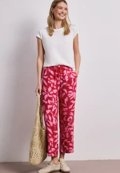 Wide Leg Hose im Loose Fit mit Print