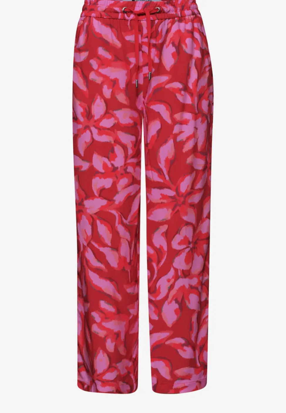 Wide Leg Hose im Loose Fit mit Print