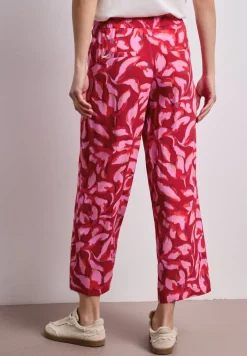 Wide Leg Hose im Loose Fit mit Print