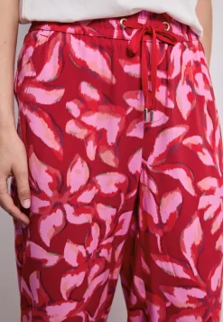 Wide Leg Hose im Loose Fit mit Print